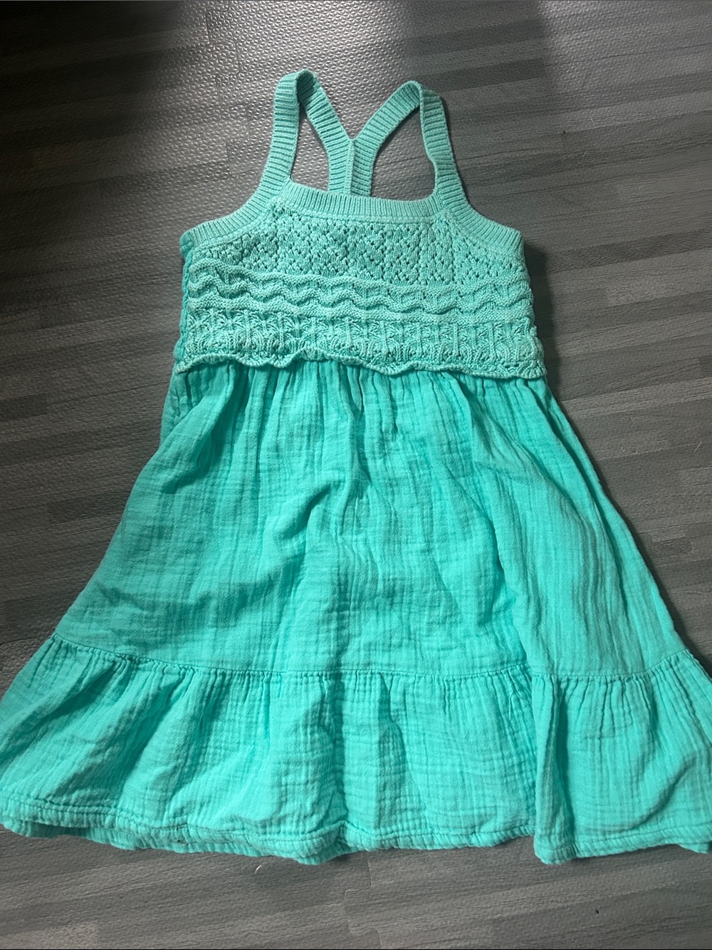 GAP Teal Knit-Top Sundress